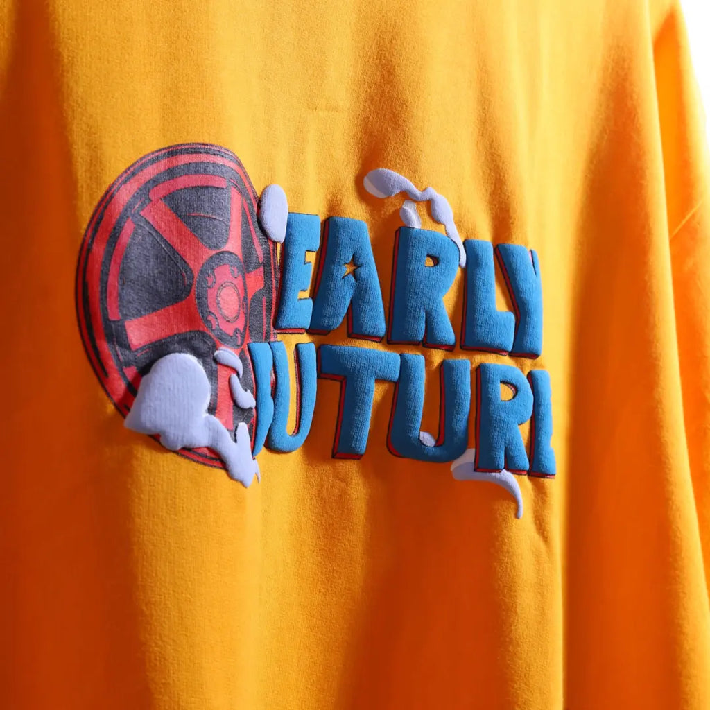 "TURBO SPEED" Chrome Yellow Tee.