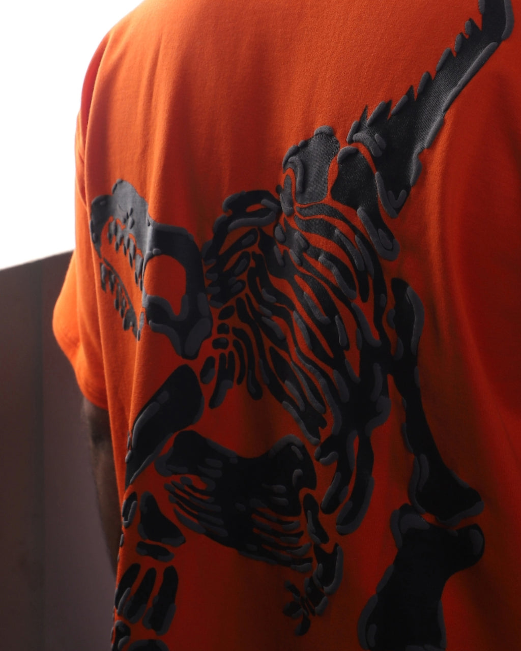 "T-REX" Mandarin Orange Tee.