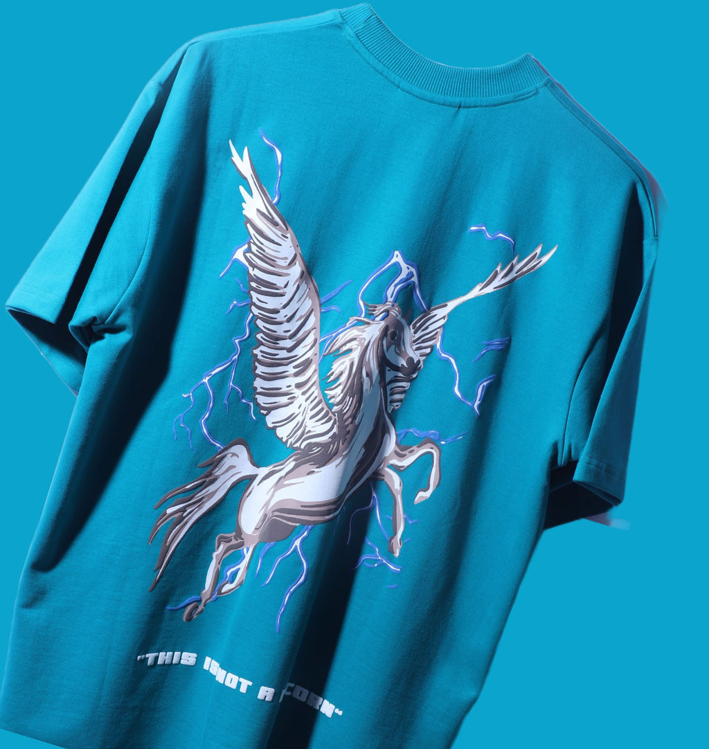 "NOT A UNICORN" Reliance Green Tee.