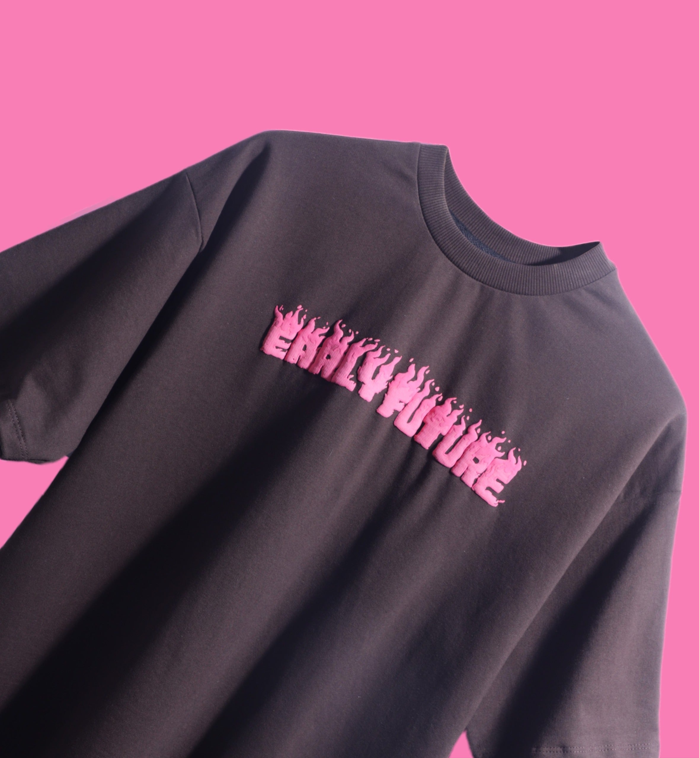 "NOT A PINK PANTHER" Cocoa Brown Tee.