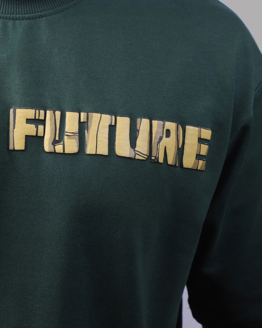 "MAMMOTH" Bottle Green Tee.