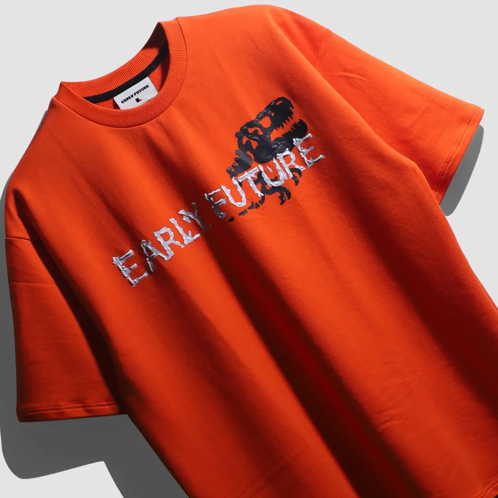 "T-REX" Mandarin Orange Tee.