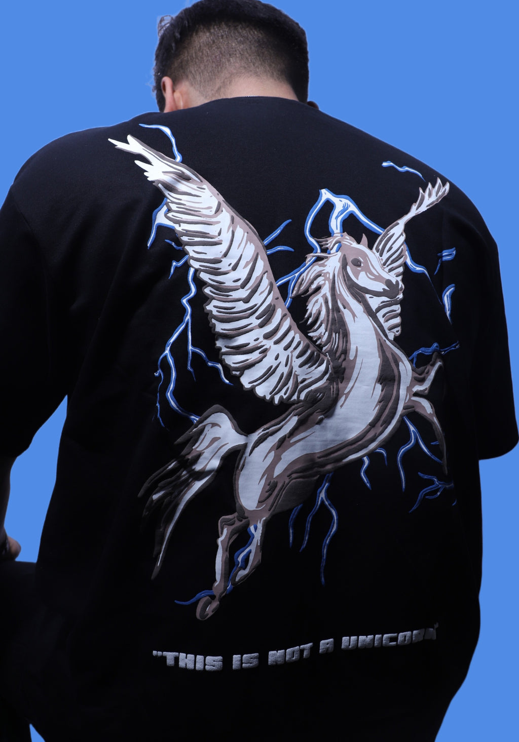 "NOT A UNICORN" Jet Black Tee.