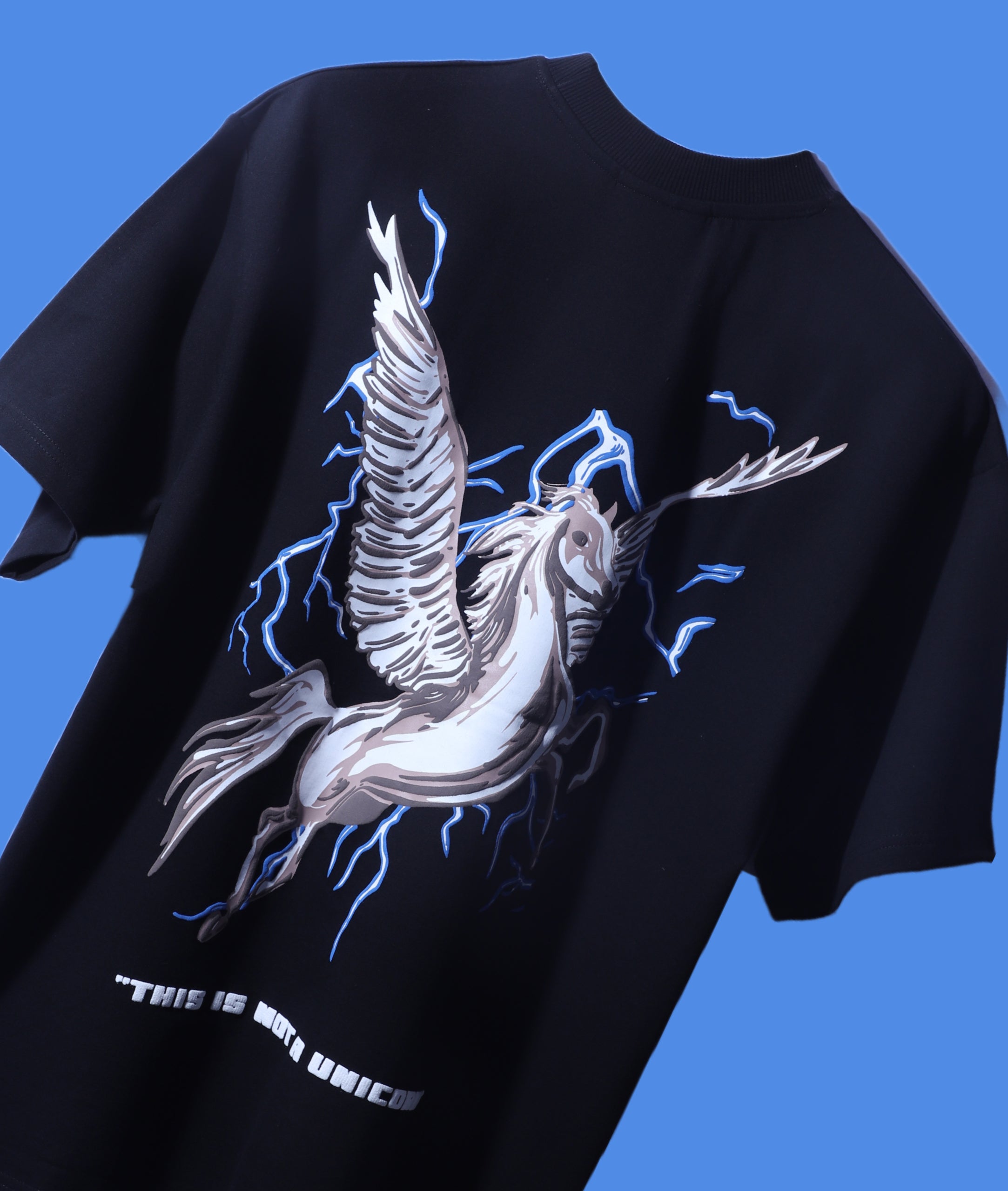 "NOT A UNICORN" Jet Black Tee.