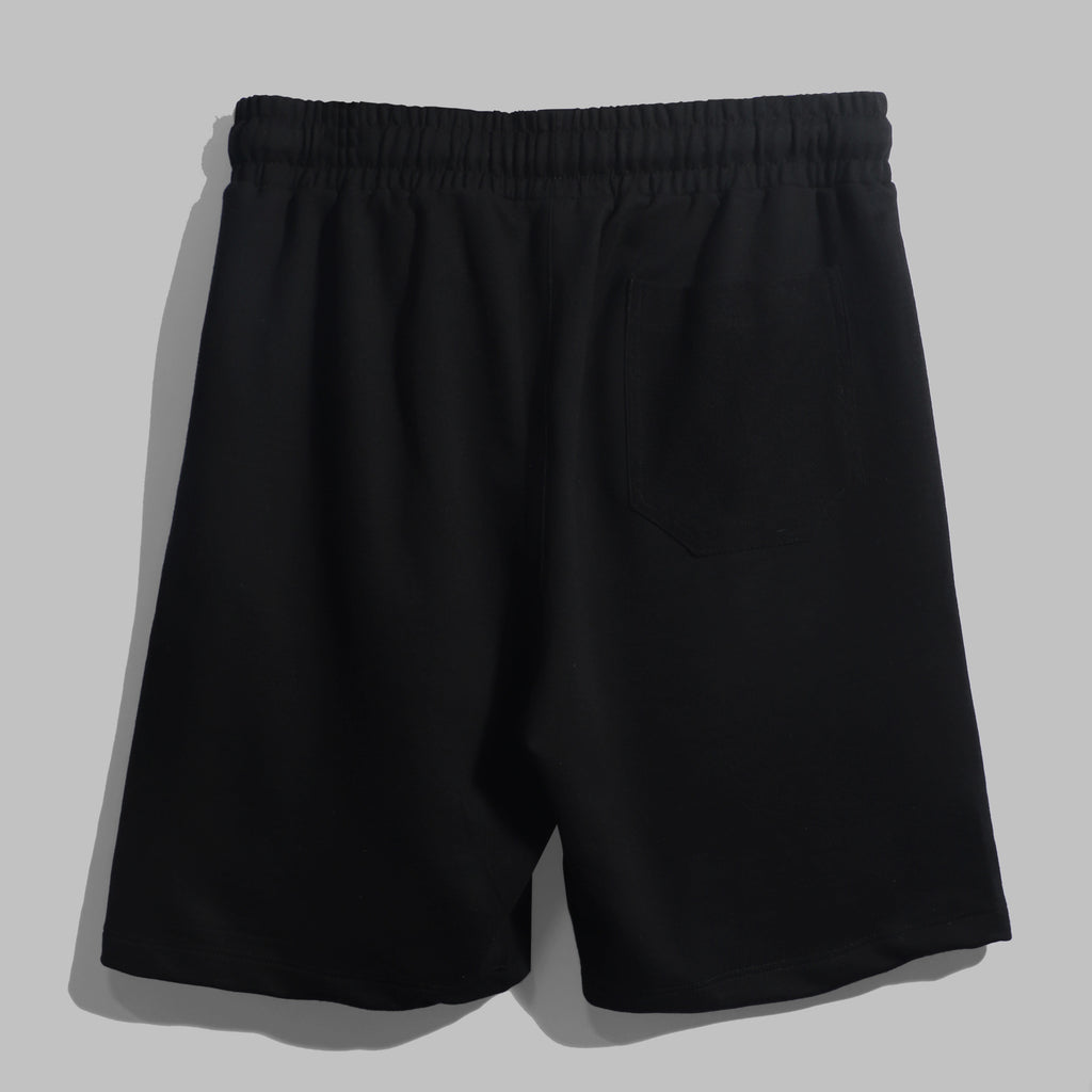 Jet Black "NECESSARY" Shorts.