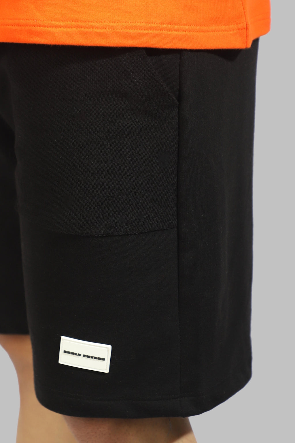 Jet Black "NECESSARY" Shorts.