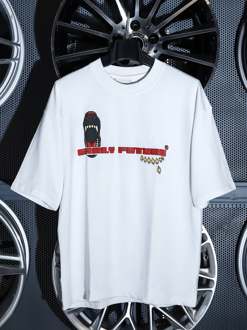 "THRIVING IN CHAOS" Ghost White.