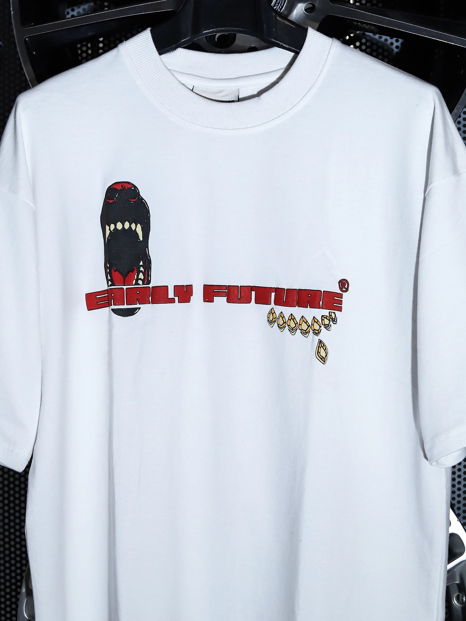 "THRIVING IN CHAOS" Ghost White.