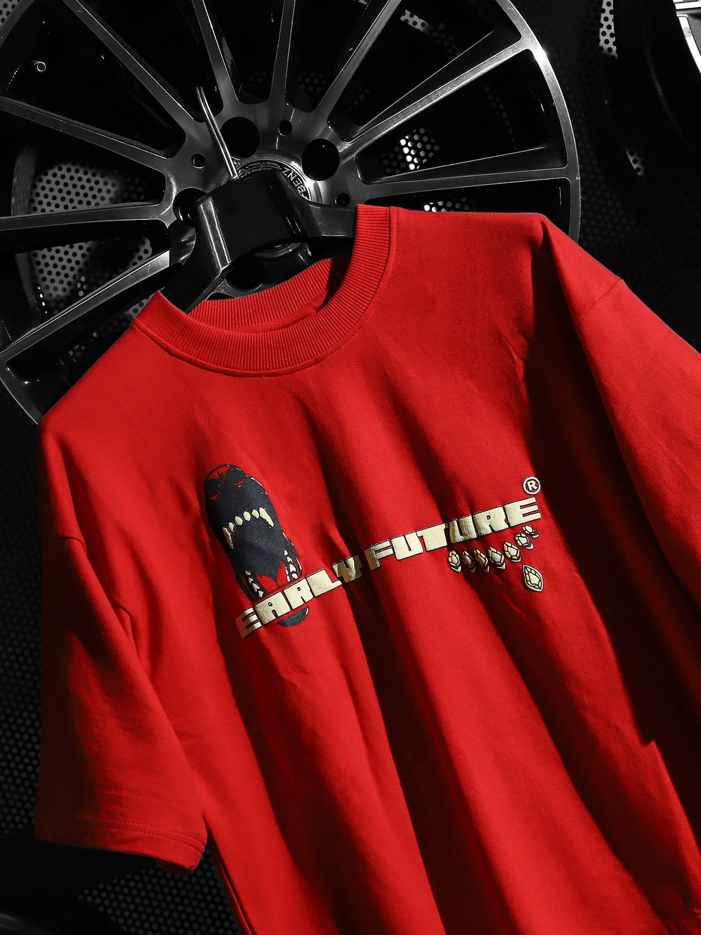 "THRIVING IN CHAOS" Inferno Red.