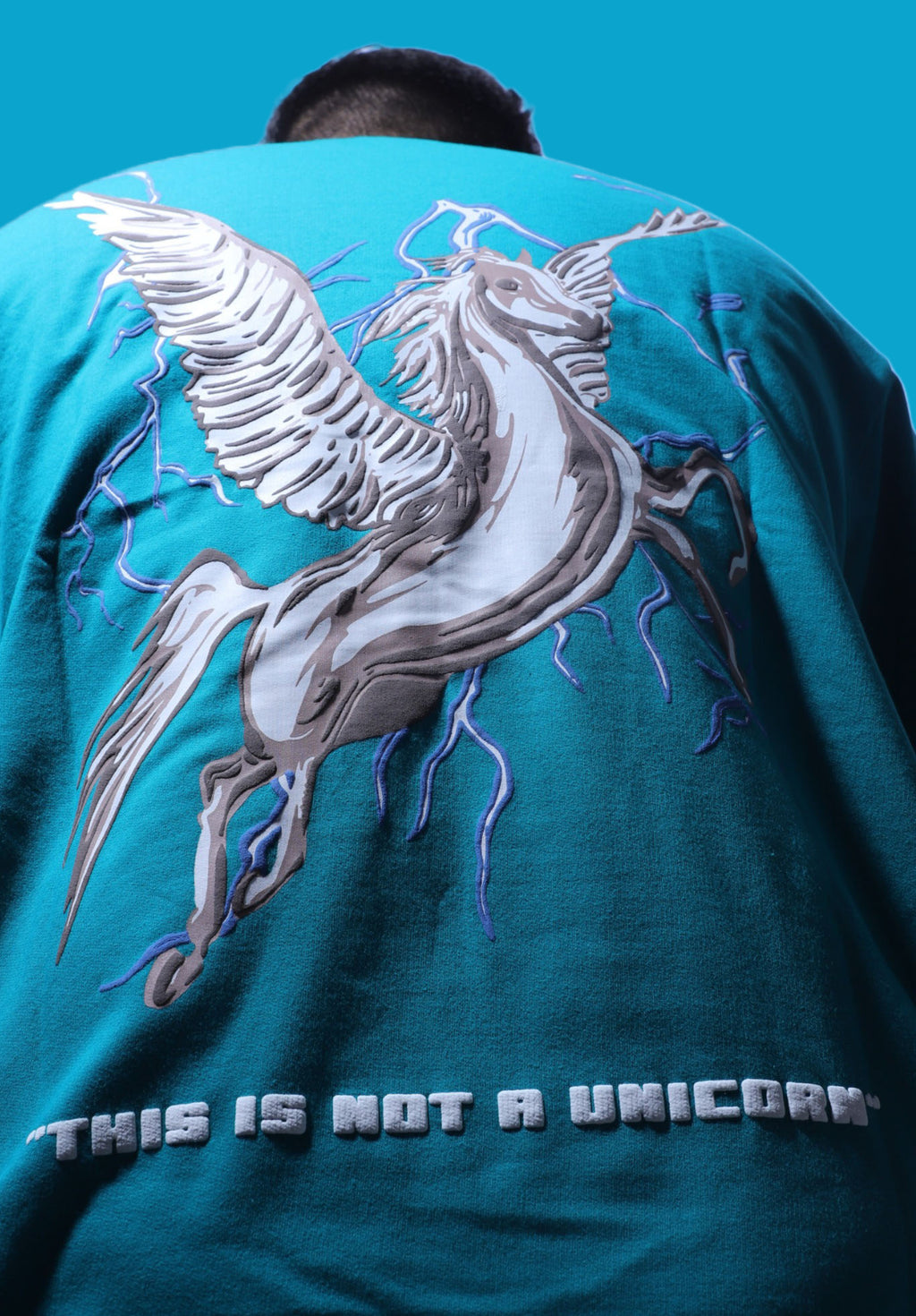 "NOT A UNICORN" Reliance Green Tee.