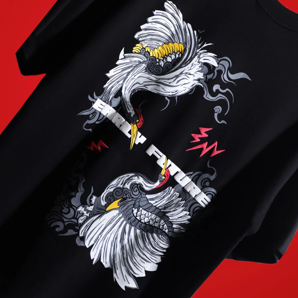 "IKIGAI" Jet Black Tee.