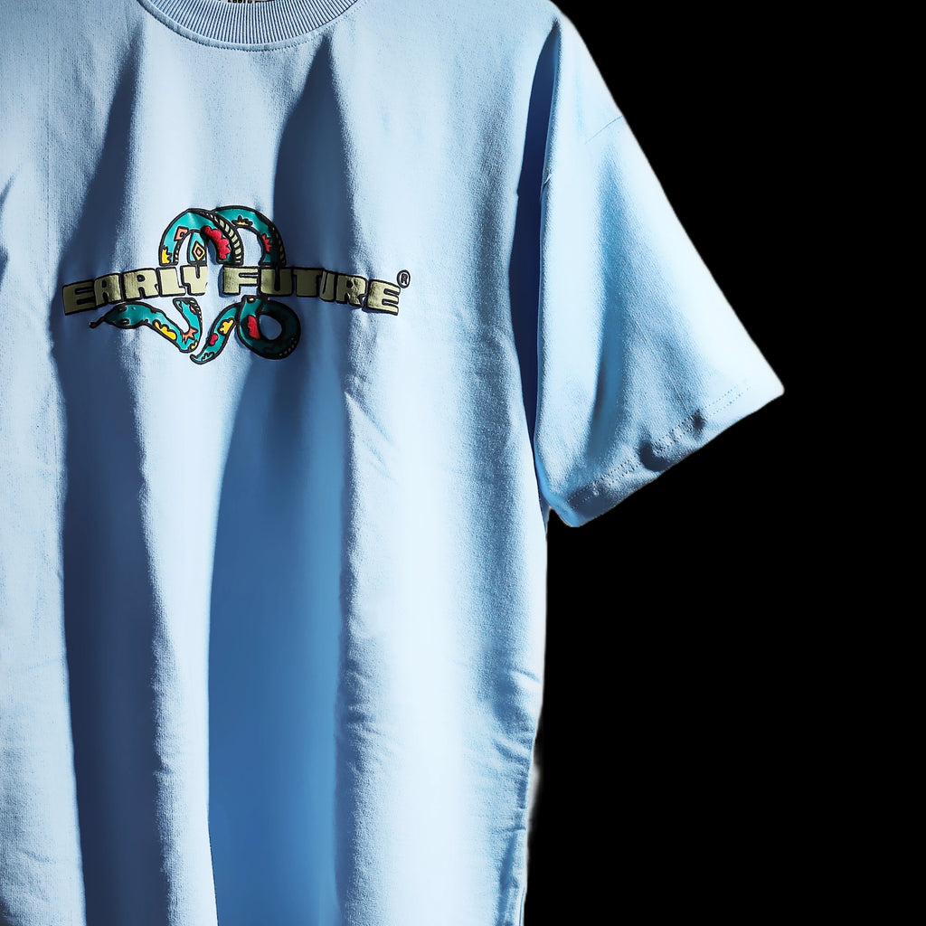 "ONE DEVIL KNOWS ANOTHER" Serpent Sky Tee.