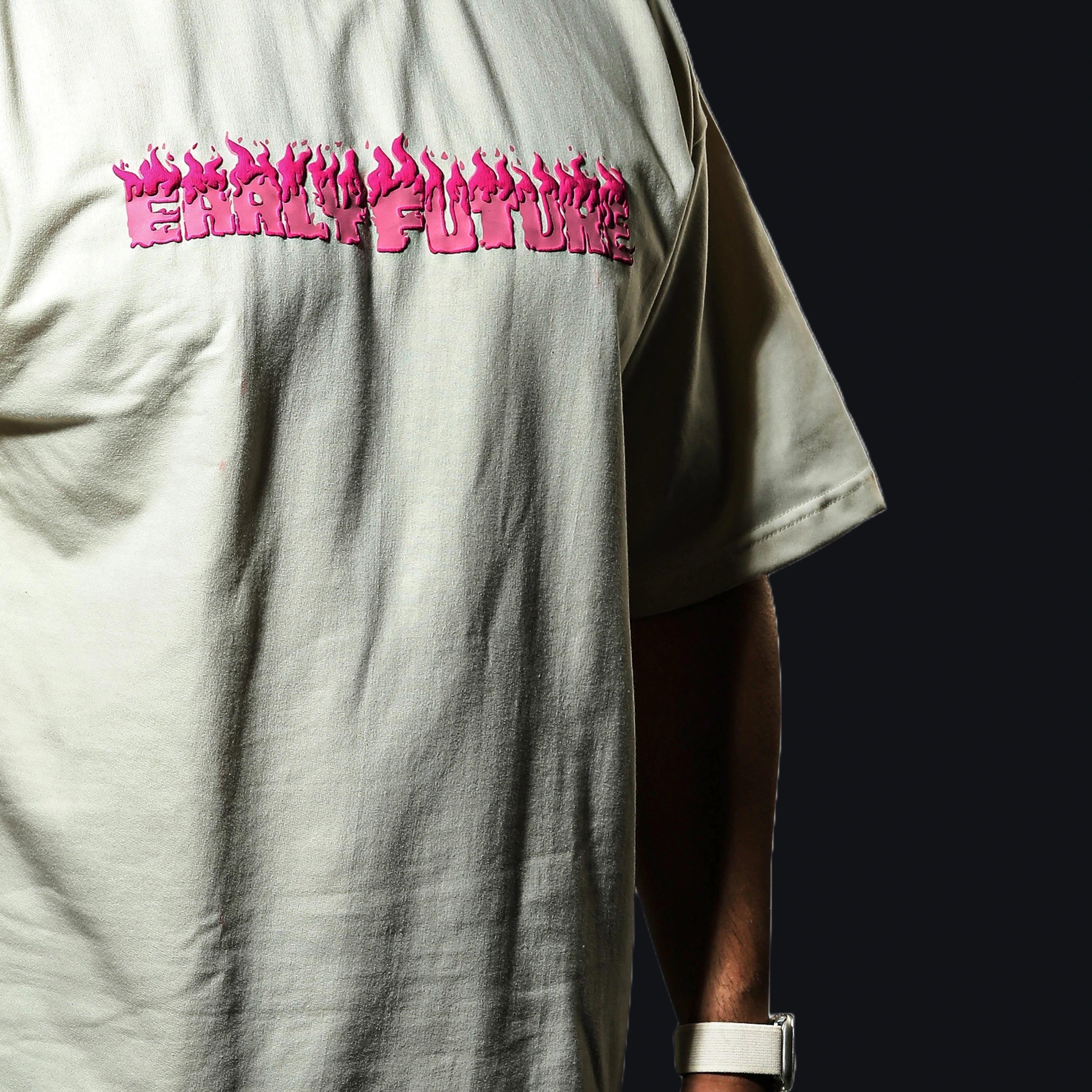 "NOT A PINK PANTHER" Pale Cream Tee.