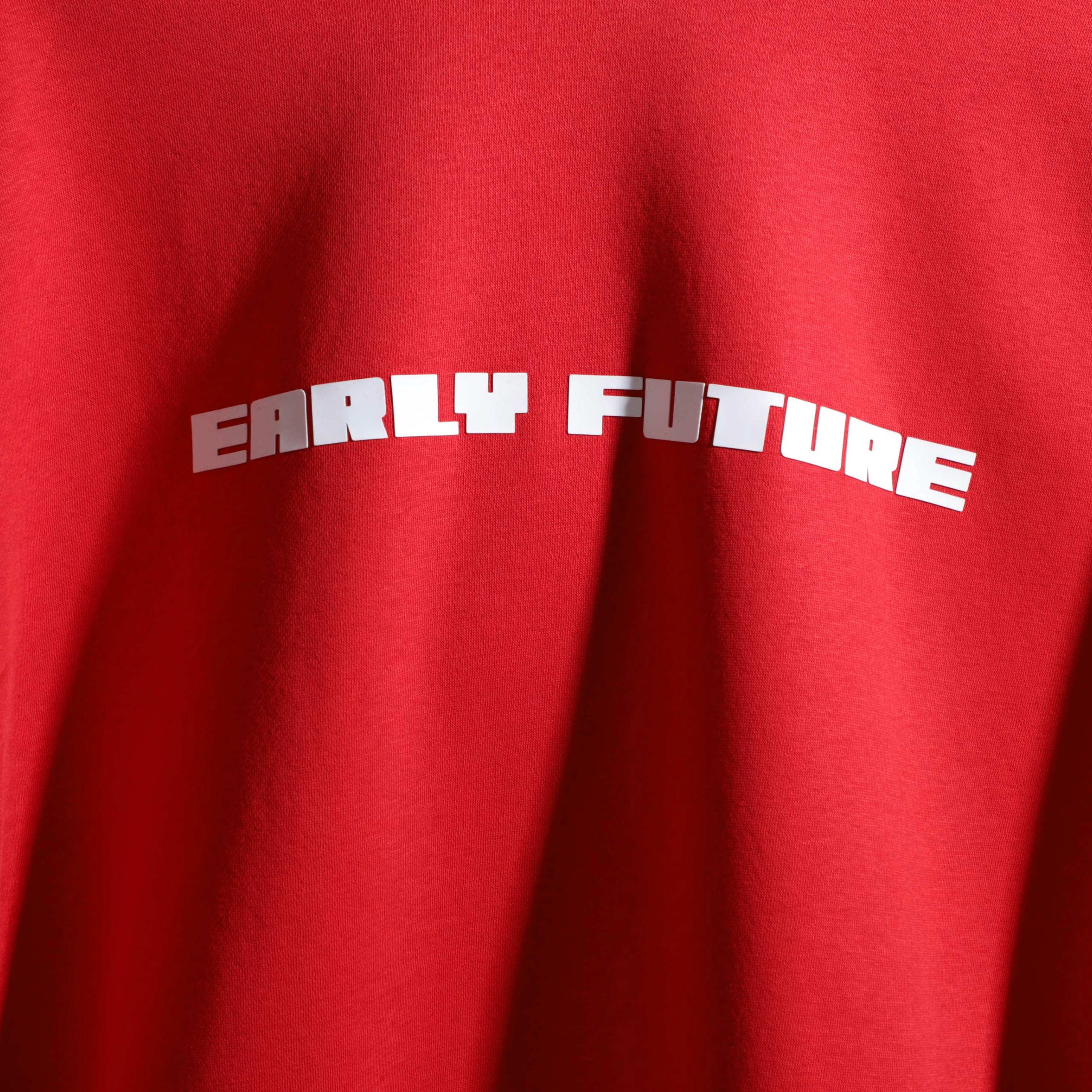 Red "NECESSARY" Hoodie.