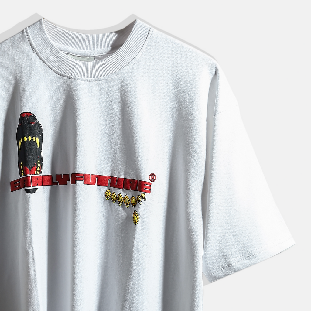 "THRIVING IN CHAOS" Ghost White.