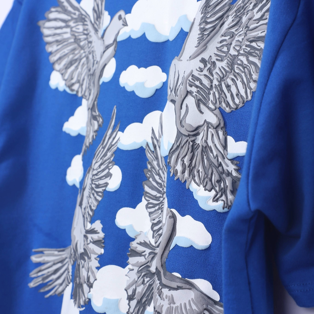 "STAYFLY" Navy Blue Tee.