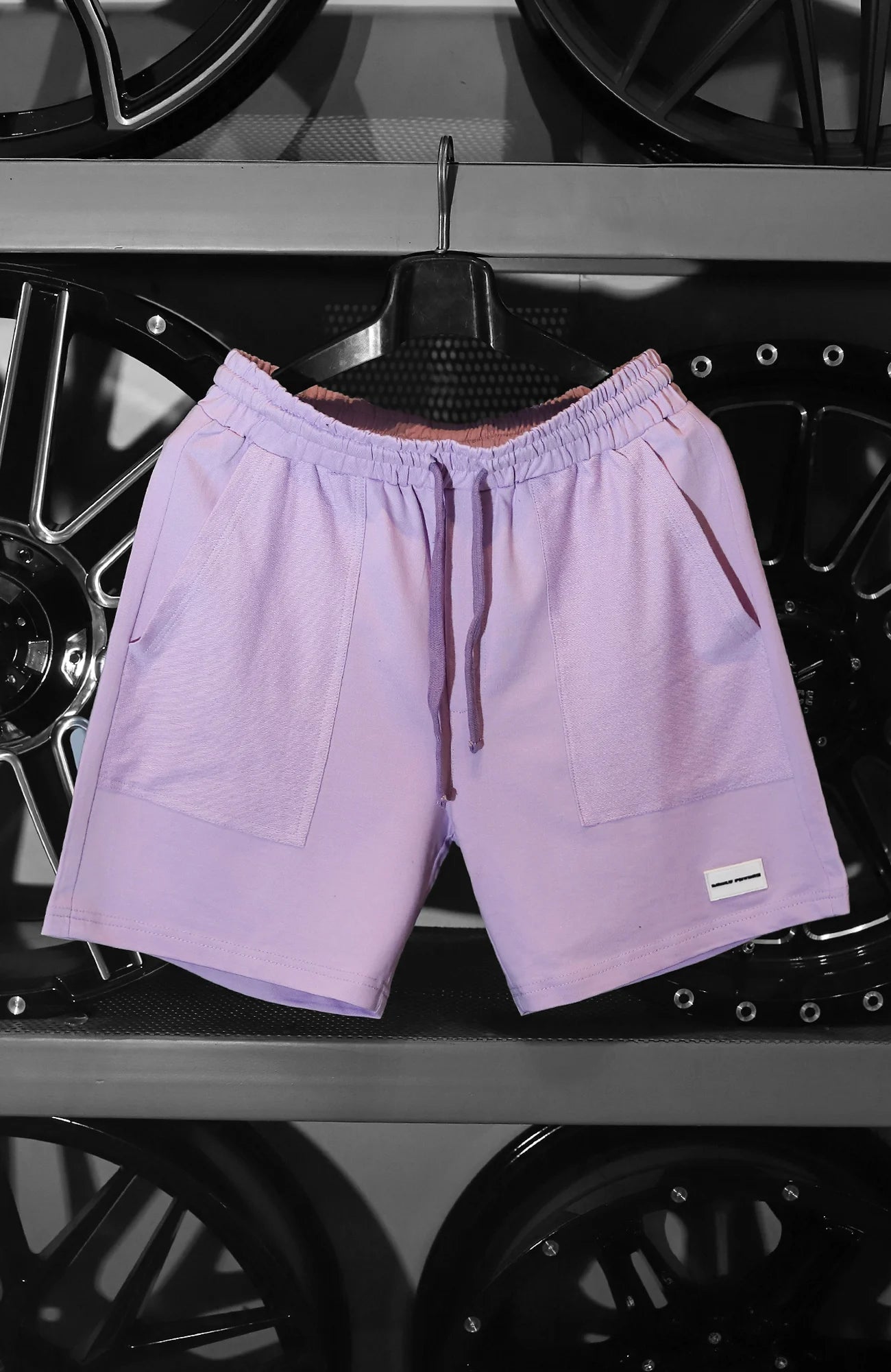 Cosmic Lilac "NECESSARY" Shorts.