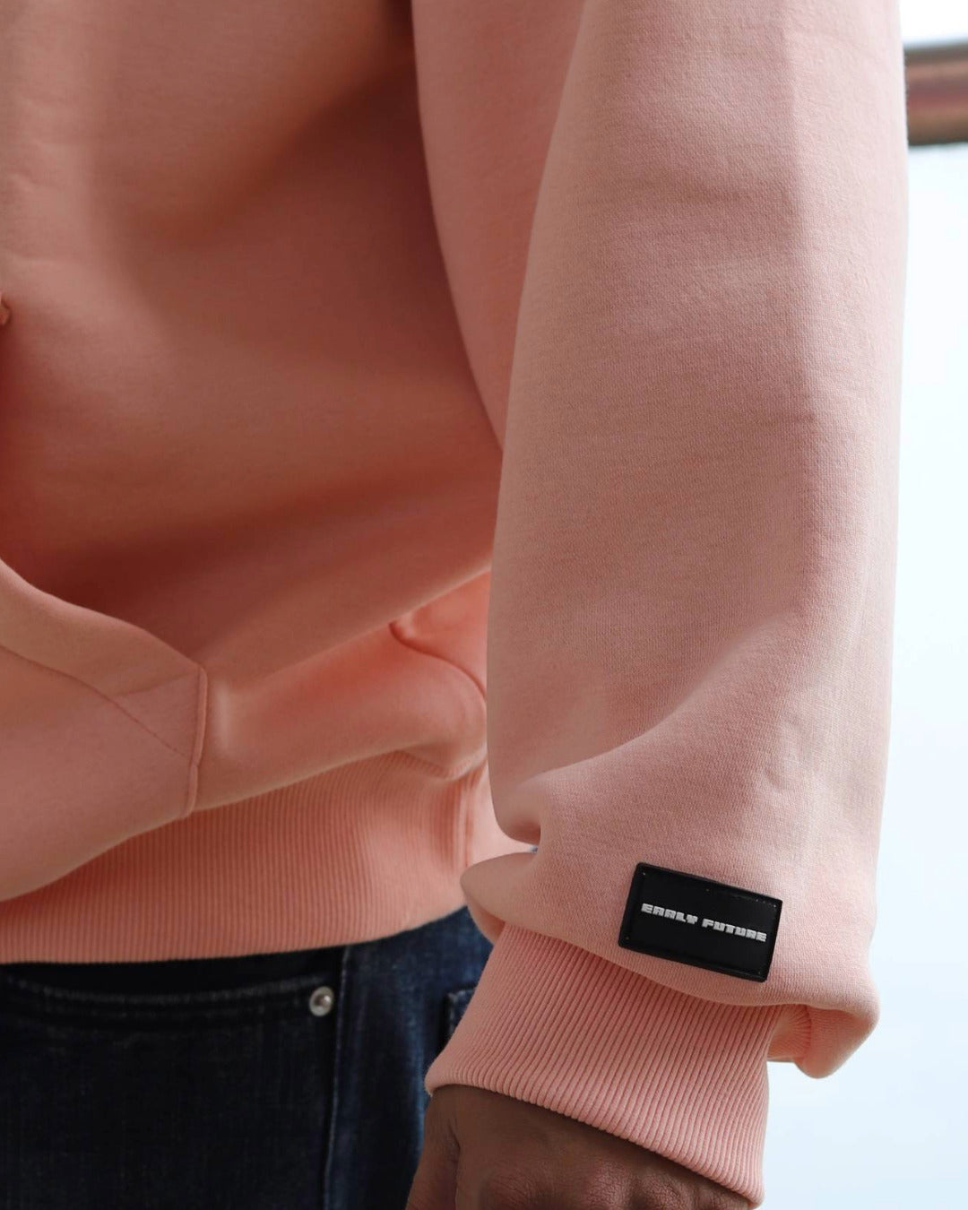 "NOT A PINK PANTHER" Peach Haze Hoodie.