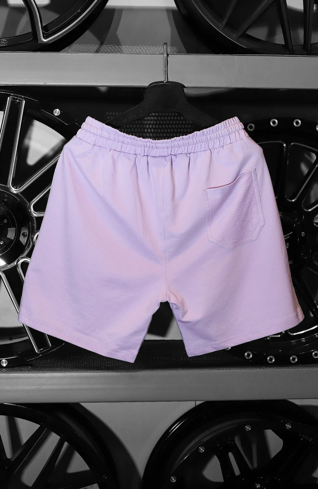 Cosmic Lilac "NECESSARY" Shorts.