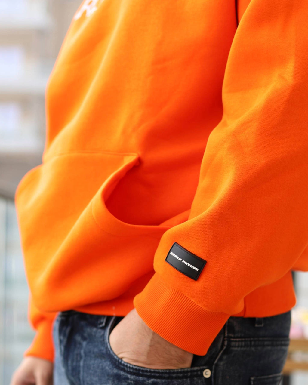 "T-REX" Mandarin Orange Hoodie.