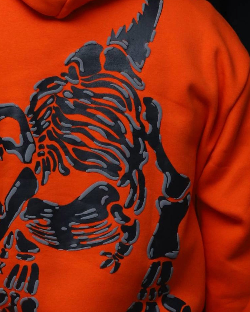 "T-REX" Mandarin Orange Hoodie.