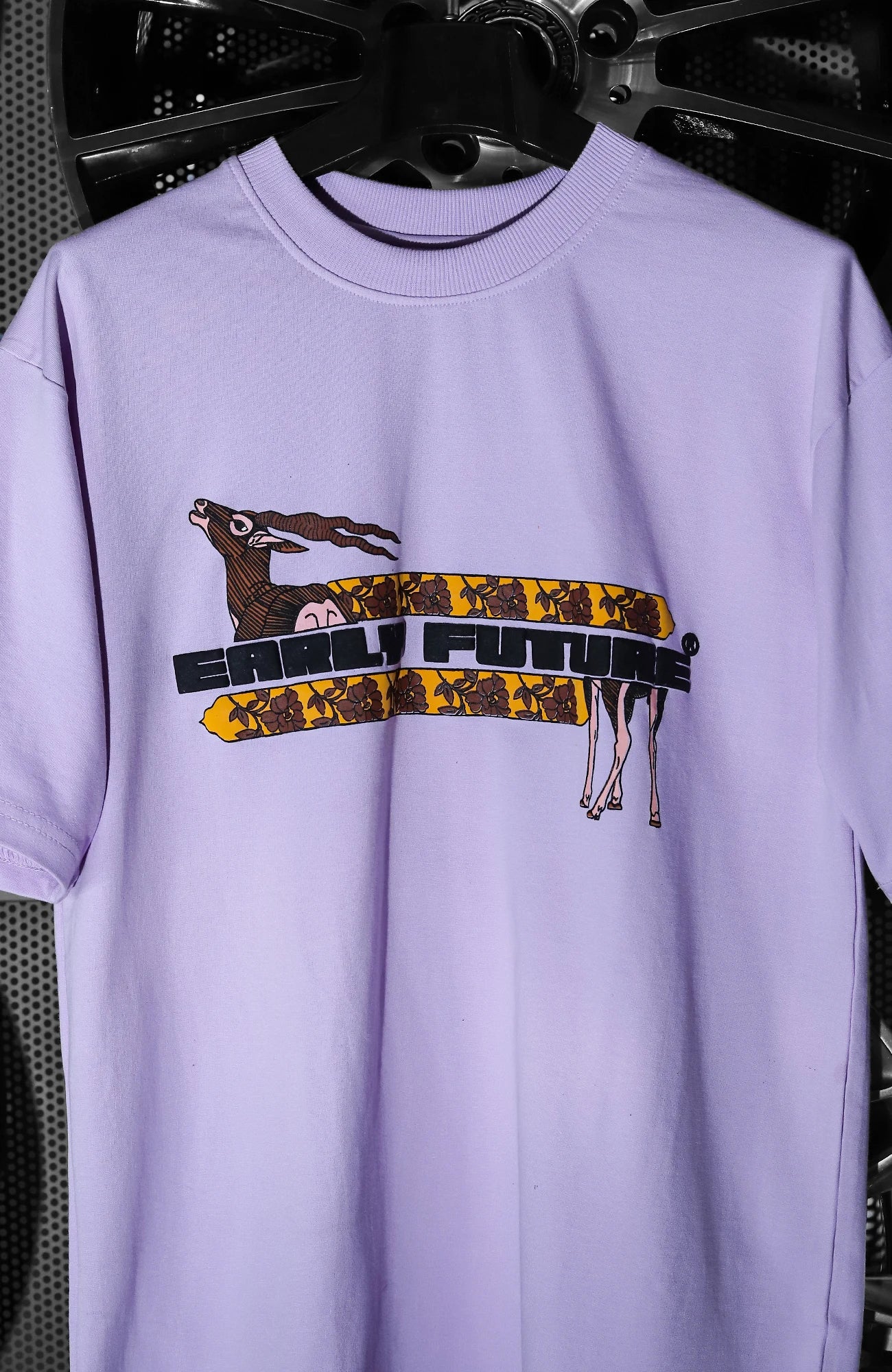 "WILD AND MAJESTIC" Cosmic Lilac Tee.