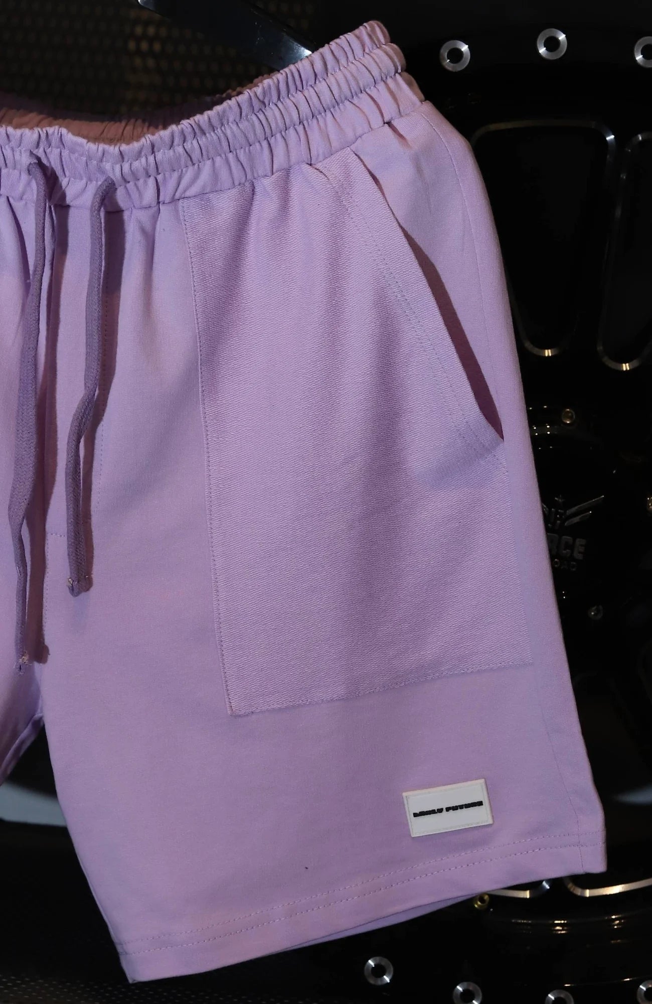 Cosmic Lilac "NECESSARY" Shorts.