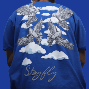 "STAY FLY" Navy Blue Tee