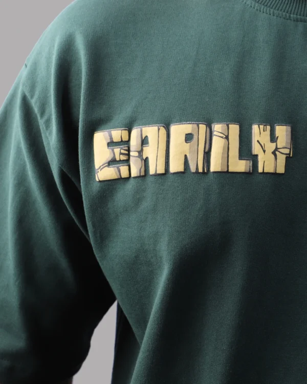 "MAMMOTH" Bottle Green Tee - Image 4