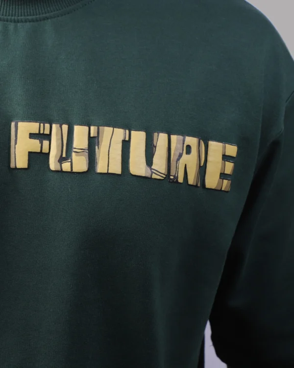 "MAMMOTH" Bottle Green Tee - Image 5