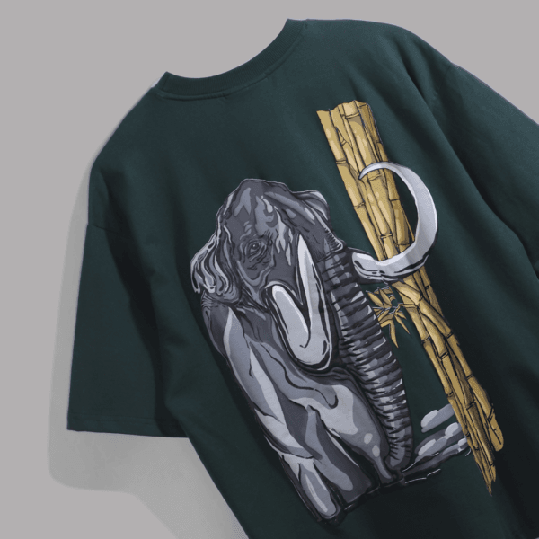 "MAMMOTH" Bottle Green Tee