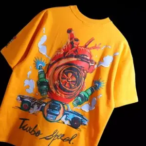 "TURBO SPEED" Chrome Yellow